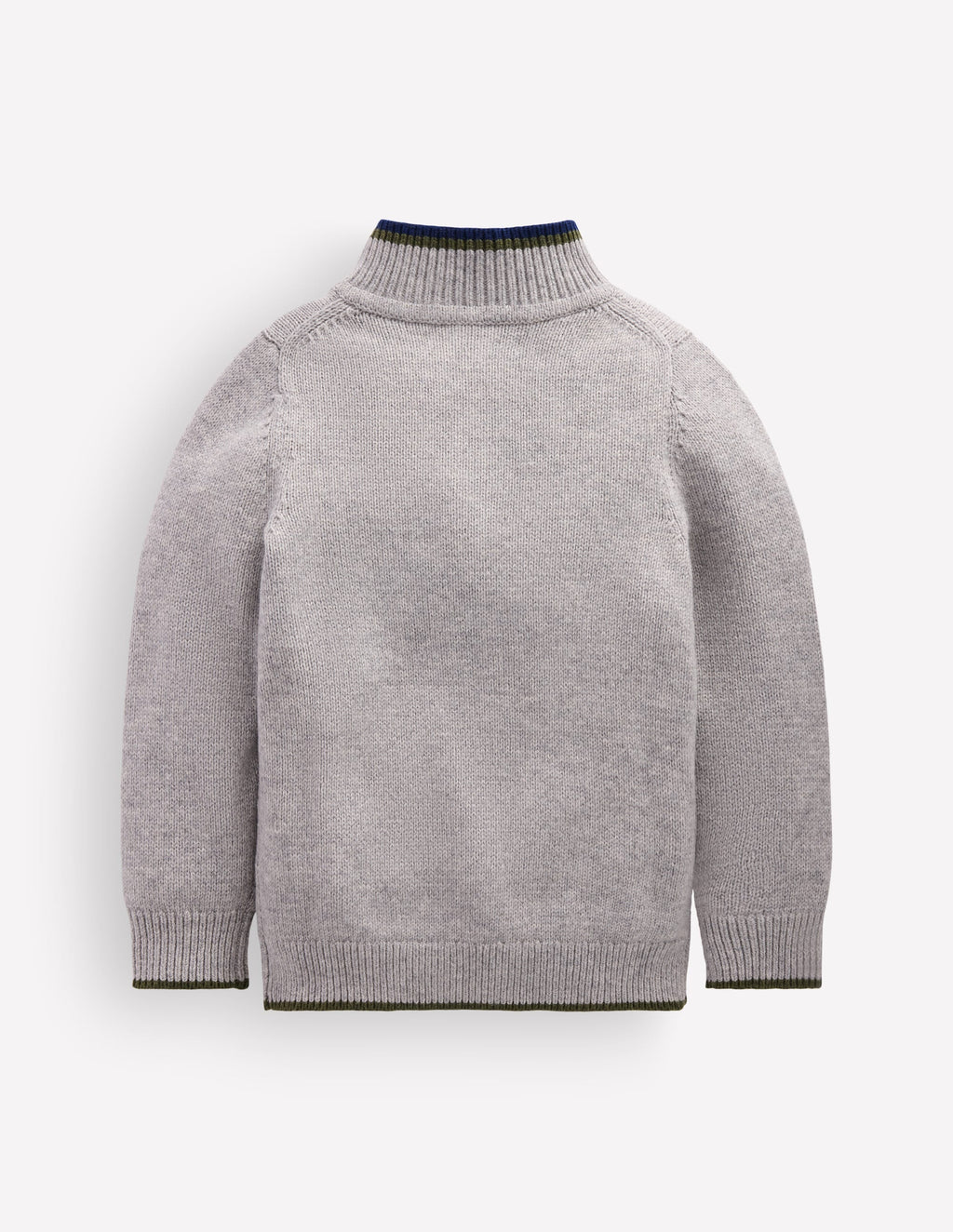 Heritage Half-Zip Sweater-Grey Marl