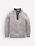 Heritage Half-Zip Sweater-Grey Marl