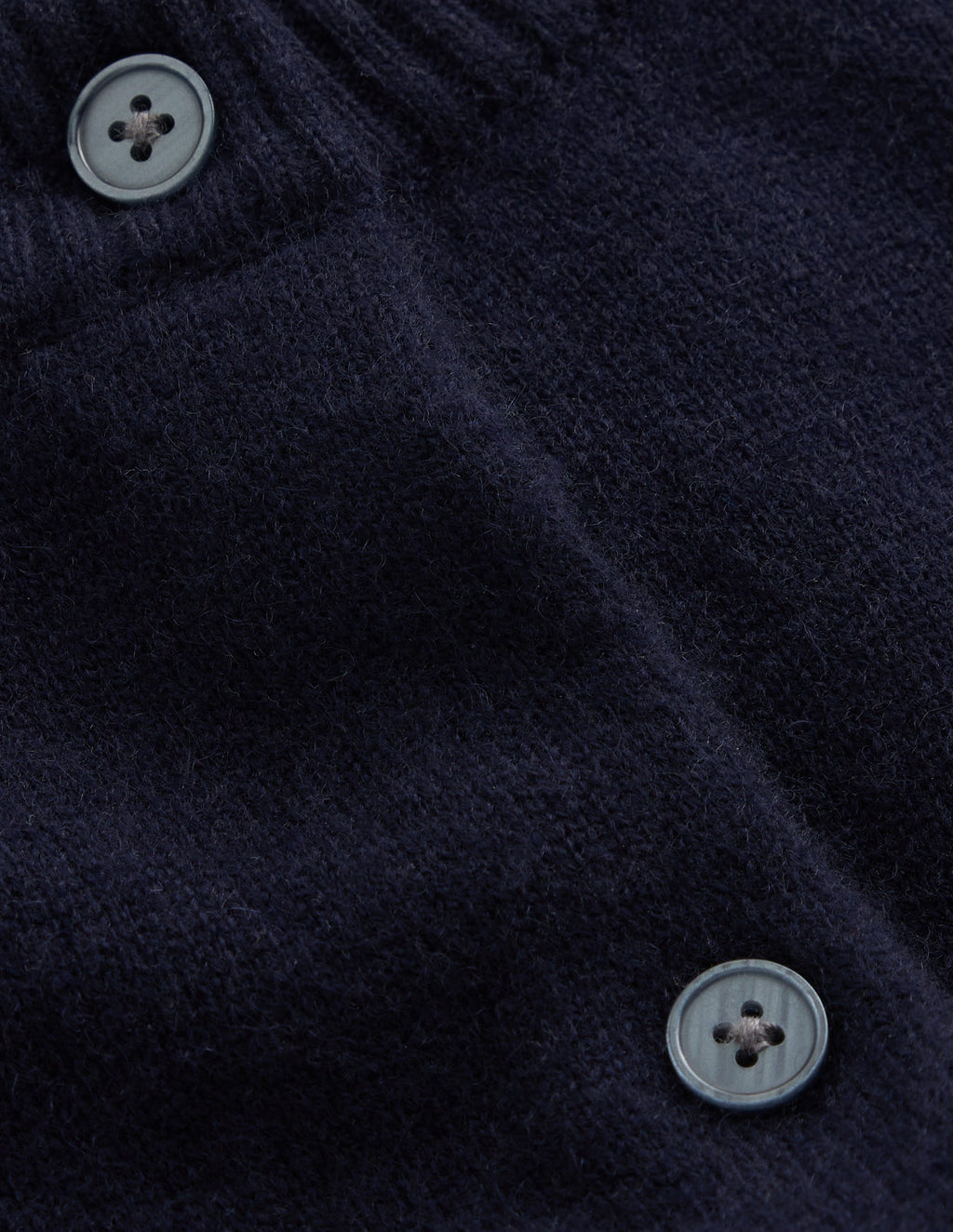 Elsie Cashmere Crew Cardigan-Navy