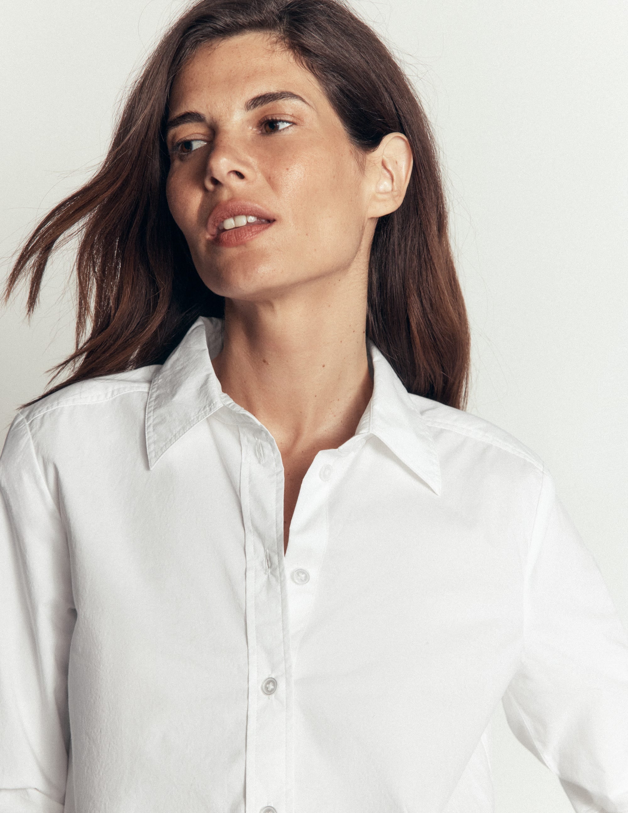NEW Sienna Cotton Shirt-White