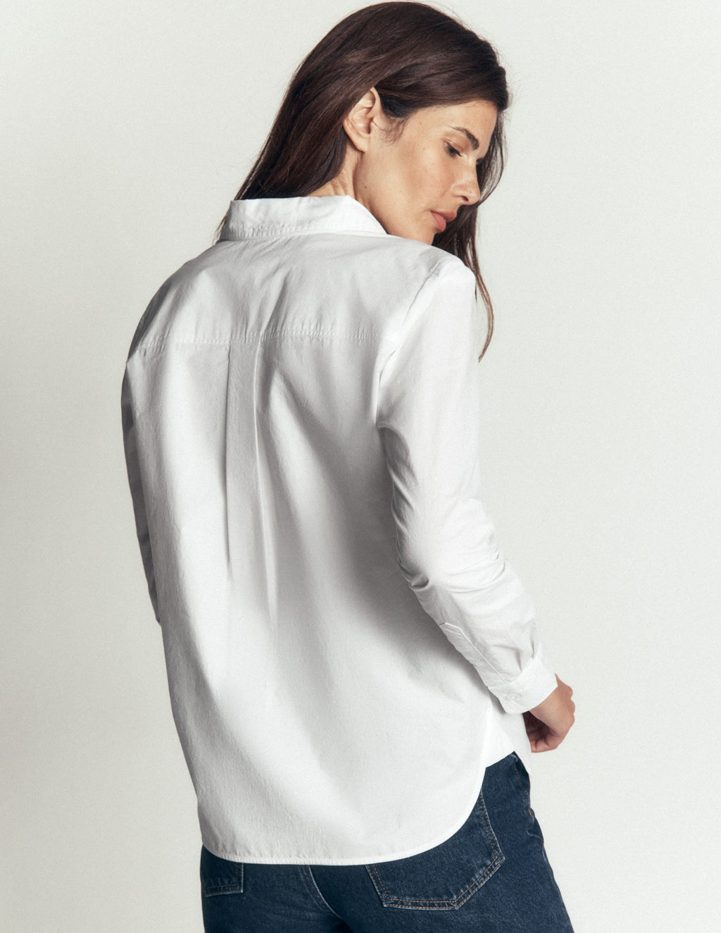 NEW Sienna Cotton Shirt-White