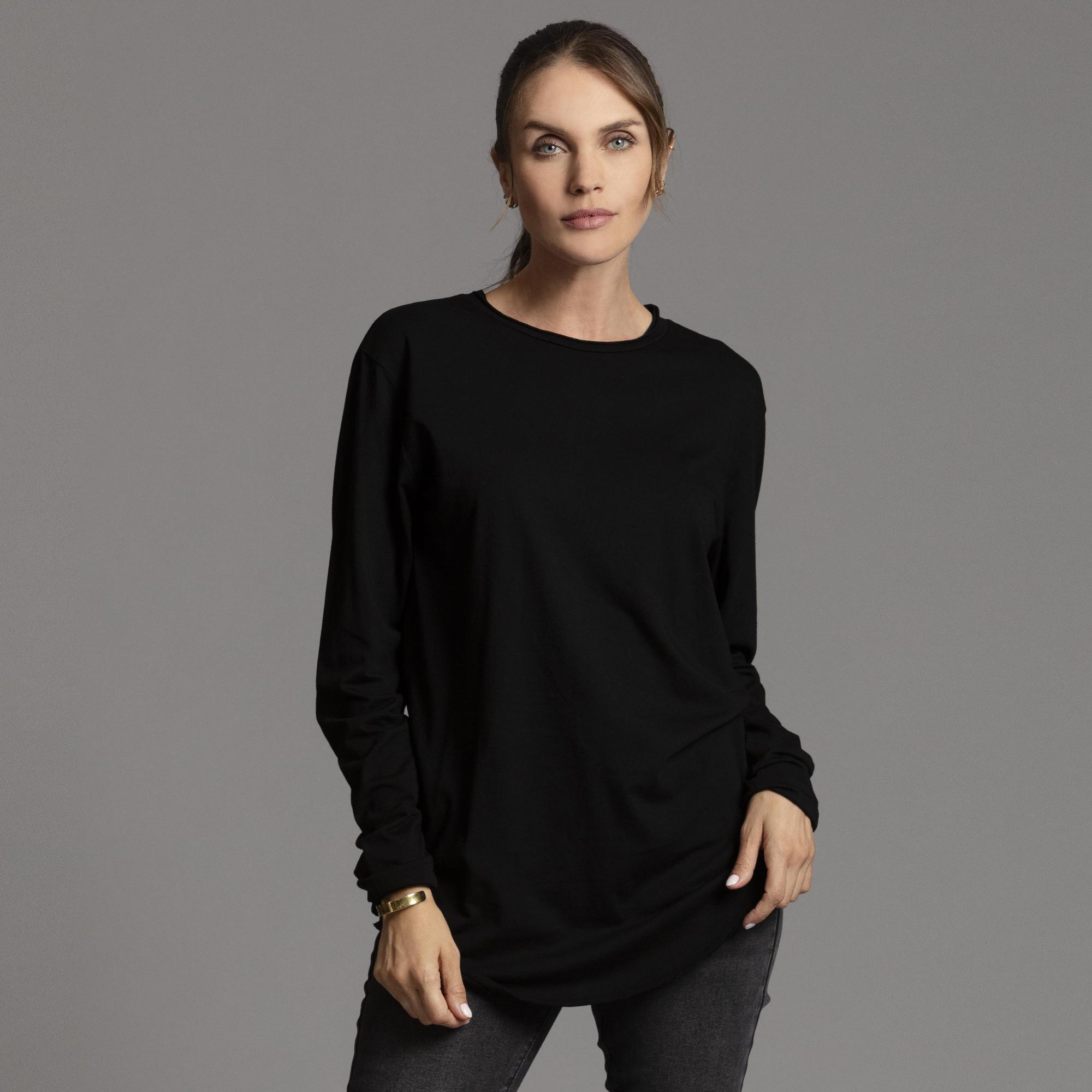 DIVINE LONG SLEEVE CREW SHIRT